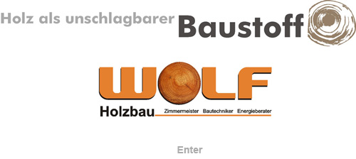 Zur Webseite von Wolf - Holzbau, Kappelrodeck